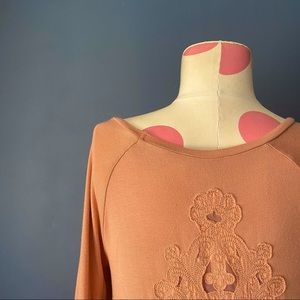 CLOUD CHASER Pink Long Sleeve Blouse SMALL